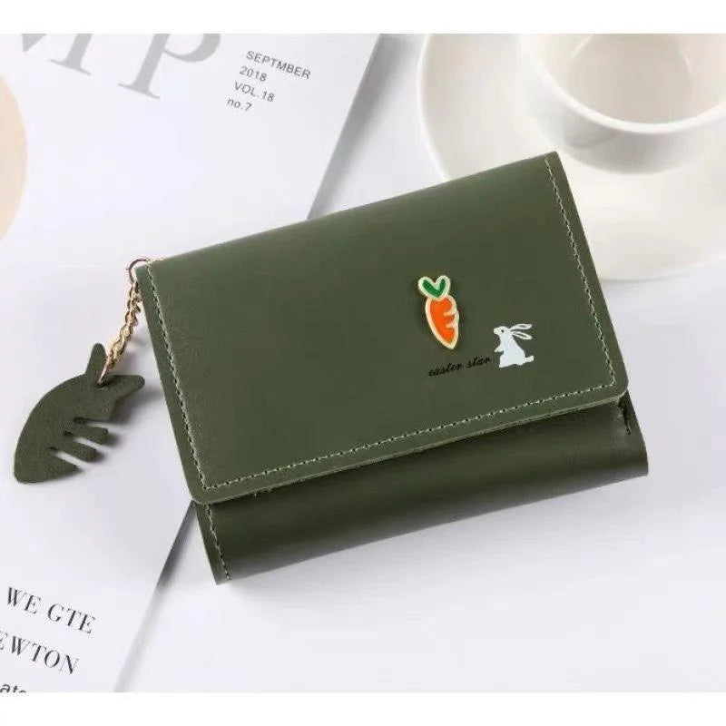 New Style Short Wallet Women Tri Fold Multifunctional Small Wallet - melvincucci