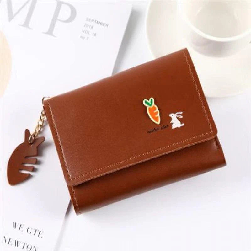 New Style Short Wallet Women Tri Fold Multifunctional Small Wallet - melvincucci