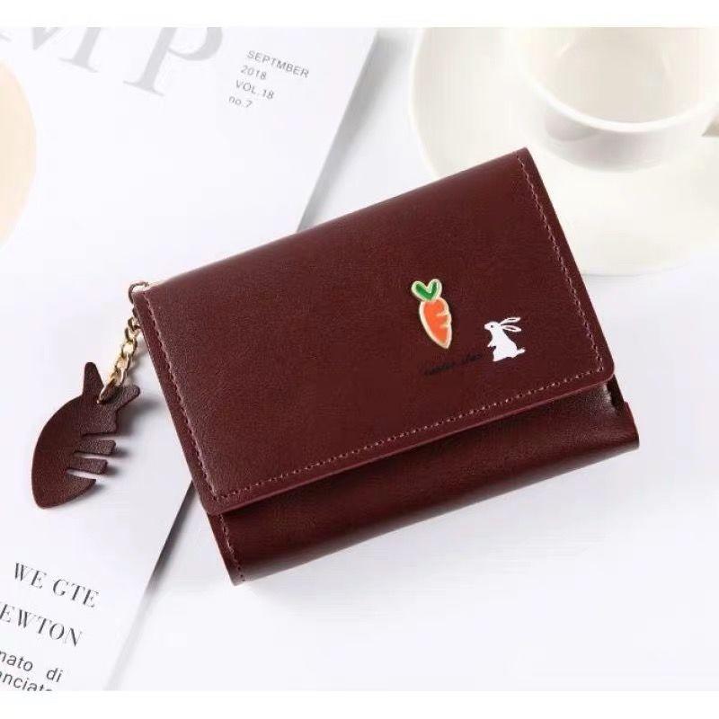 New Style Short Wallet Women Tri Fold Multifunctional Small Wallet - melvincucci