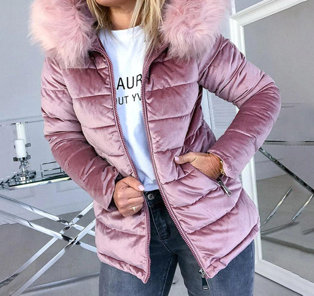 New style solid color hooded jacket women - melvincucci