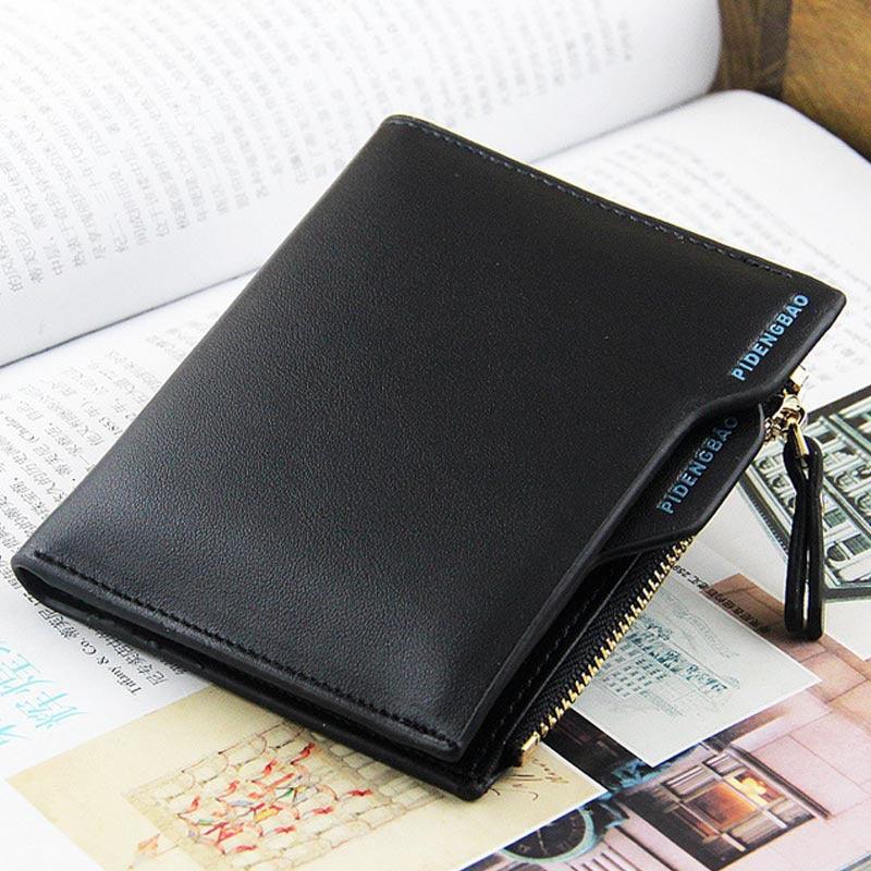 New wallet men short section wallet cross section men's vertical card package driver's license package - melvincucci