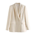 New Women's European And American Style Double-breasted Blazer - melvincucci