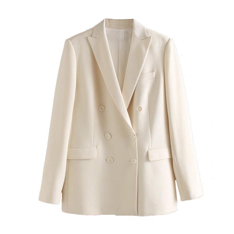 New Women's European And American Style Double-breasted Blazer - melvincucci