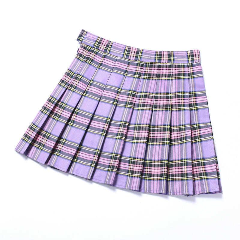 New Women's Plaid Pleated Skirt Skirt Women - melvincucci