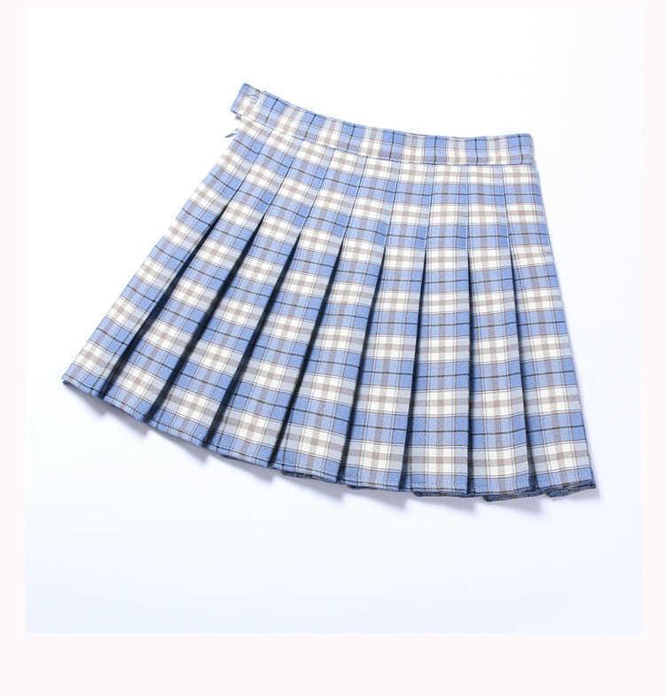New Women's Plaid Pleated Skirt Skirt Women - melvincucci