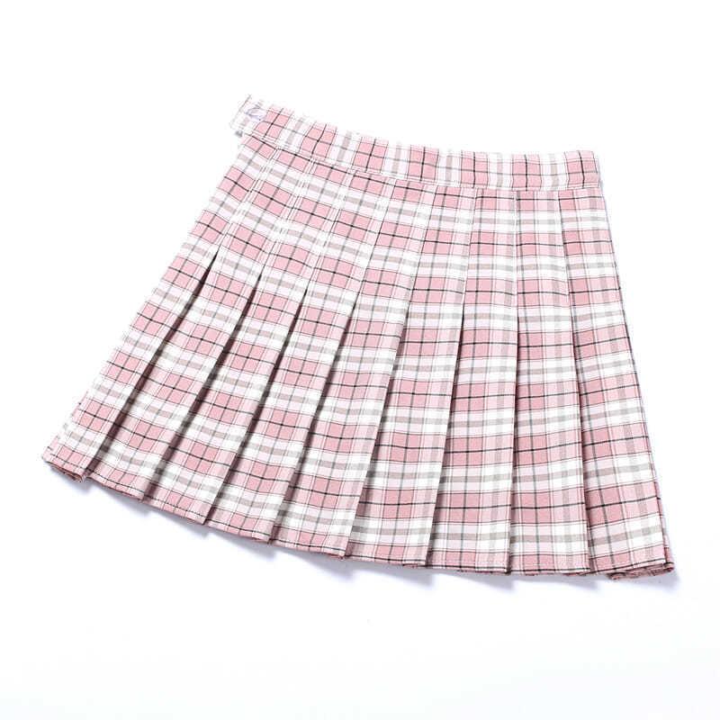 New Women's Plaid Pleated Skirt Skirt Women - melvincucci