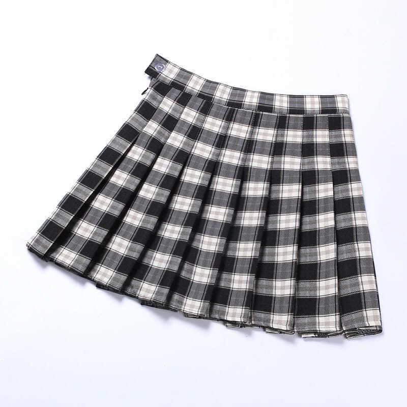 New Women's Plaid Pleated Skirt Skirt Women - melvincucci