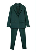 New Work Pant Suits Piece Set For Women Business Interview - melvincucci