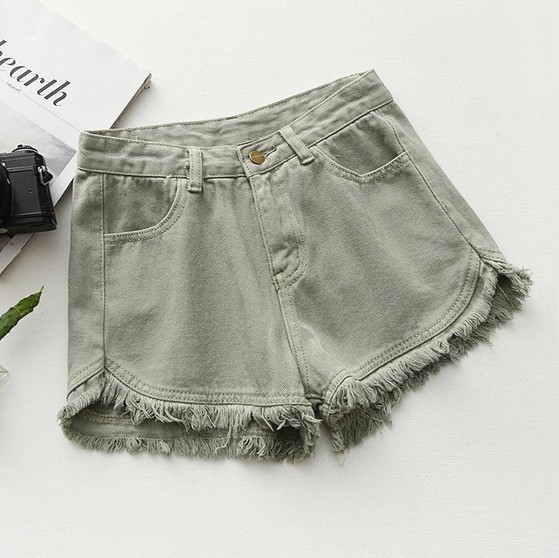 Newsummer Women Short Jeans Ladies Denim Pants Trousers - melvincucci