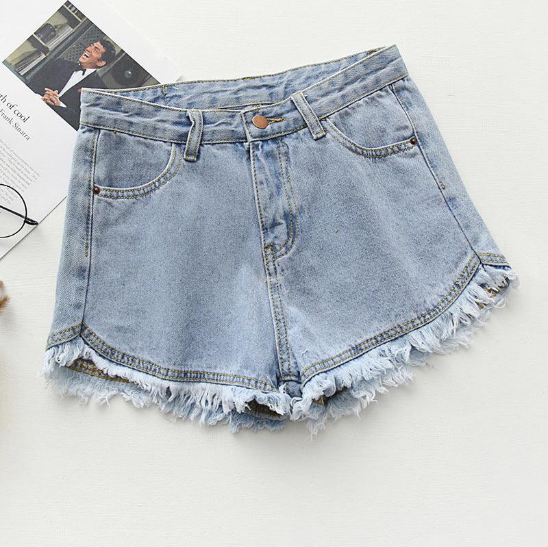 Newsummer Women Short Jeans Ladies Denim Pants Trousers - melvincucci