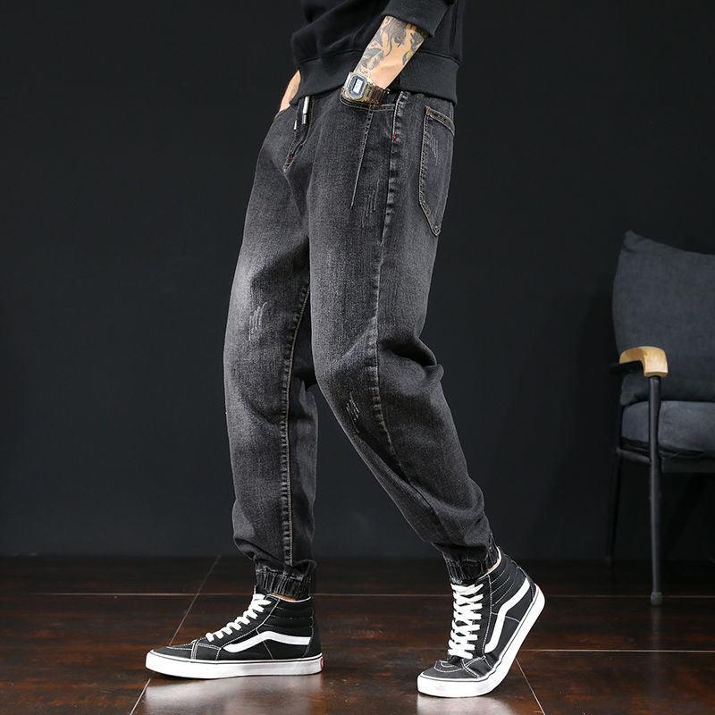Nine-point harem pants, light-colored casual workwear, all-match tide brand pants - melvincucci