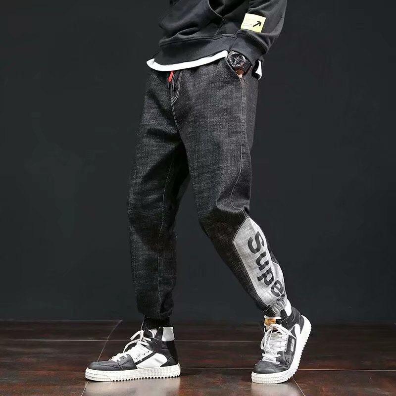 Nine-point harem pants, light-colored casual workwear, all-match tide brand pants - melvincucci