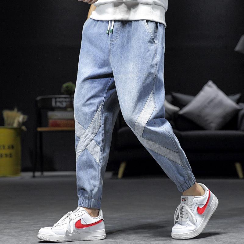 Nine-point harem pants, light-colored casual workwear, all-match tide brand pants - melvincucci