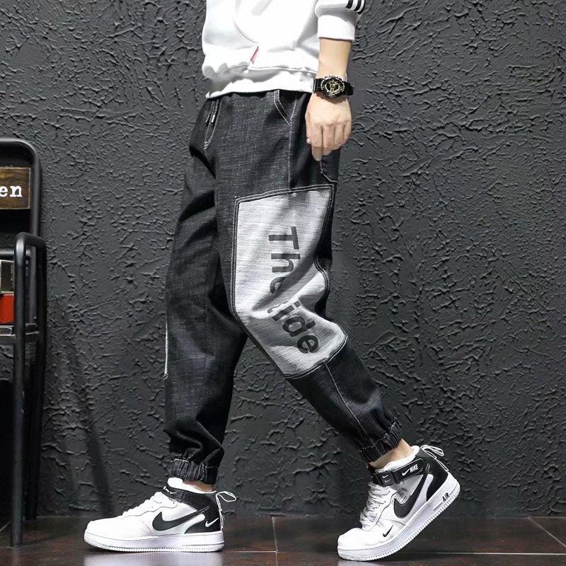 Nine-point harem pants, light-colored casual workwear, all-match tide brand pants - melvincucci