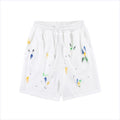 Oil Painting Painted Graffiti Casual Shorts Men And Women Loose Trend Sports Pants Summer Five-Point Pants - melvincucci
