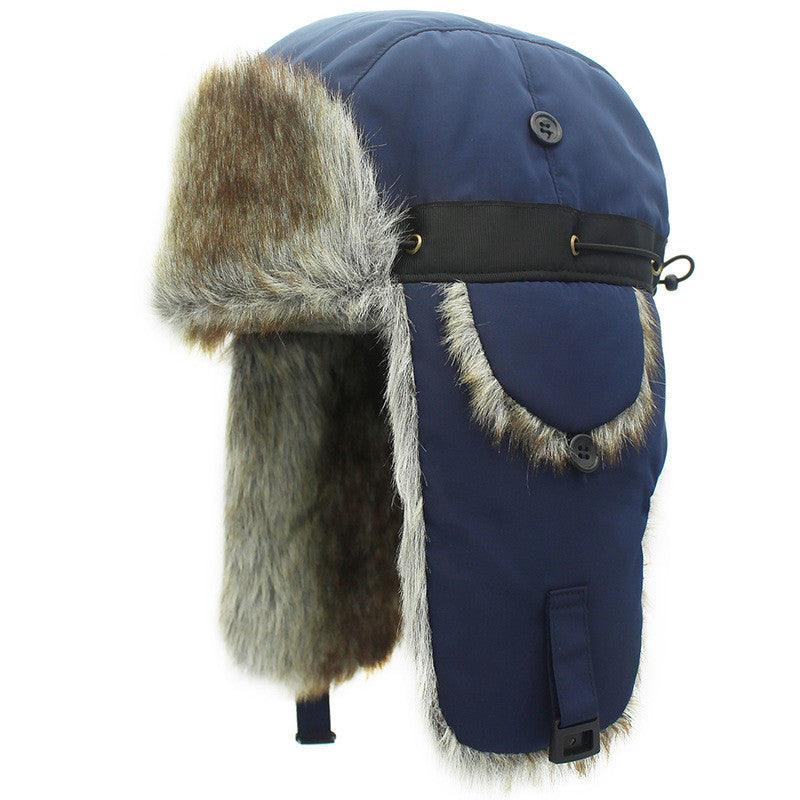 Outdoor Autumn And Winter Warm Lei Feng Hat Men - melvincucci