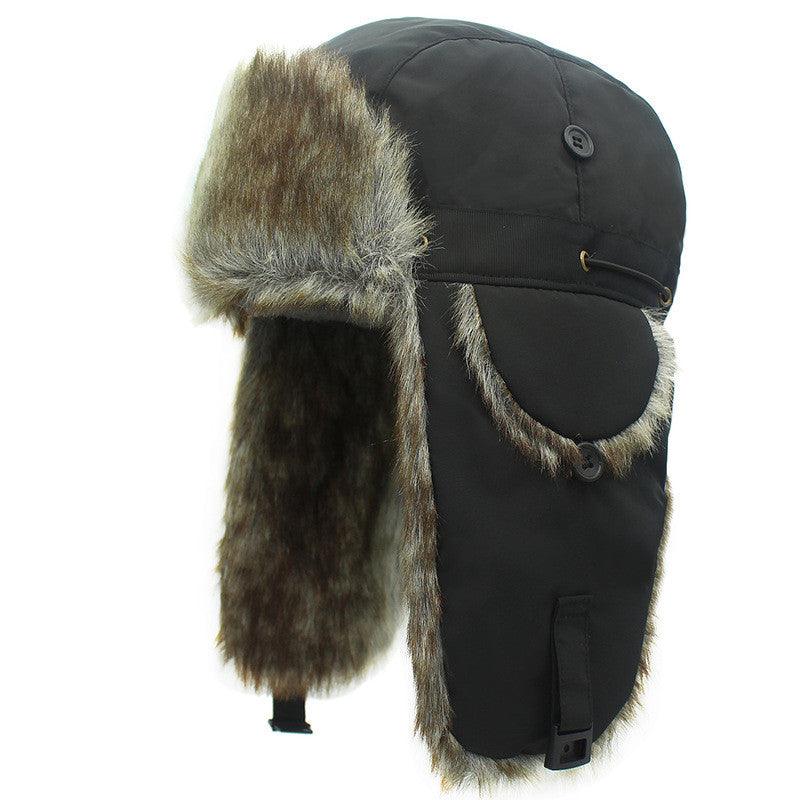 Outdoor Autumn And Winter Warm Lei Feng Hat Men - melvincucci