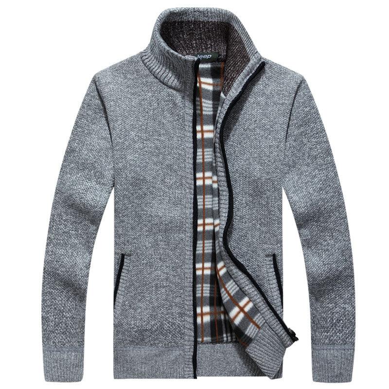 Outdoor Casual Men Slim Sweaters Warm Men Coats - melvincucci