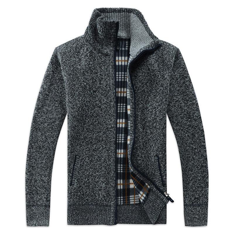 Outdoor Casual Men Slim Sweaters Warm Men Coats - melvincucci