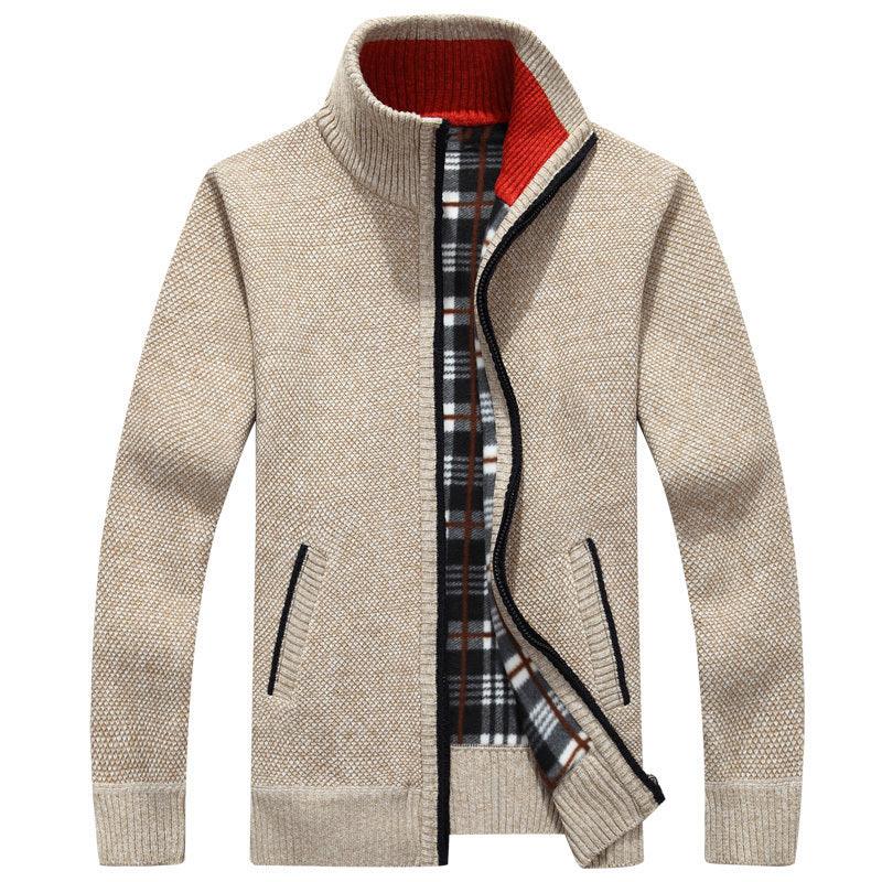 Outdoor Casual Men Slim Sweaters Warm Men Coats - melvincucci