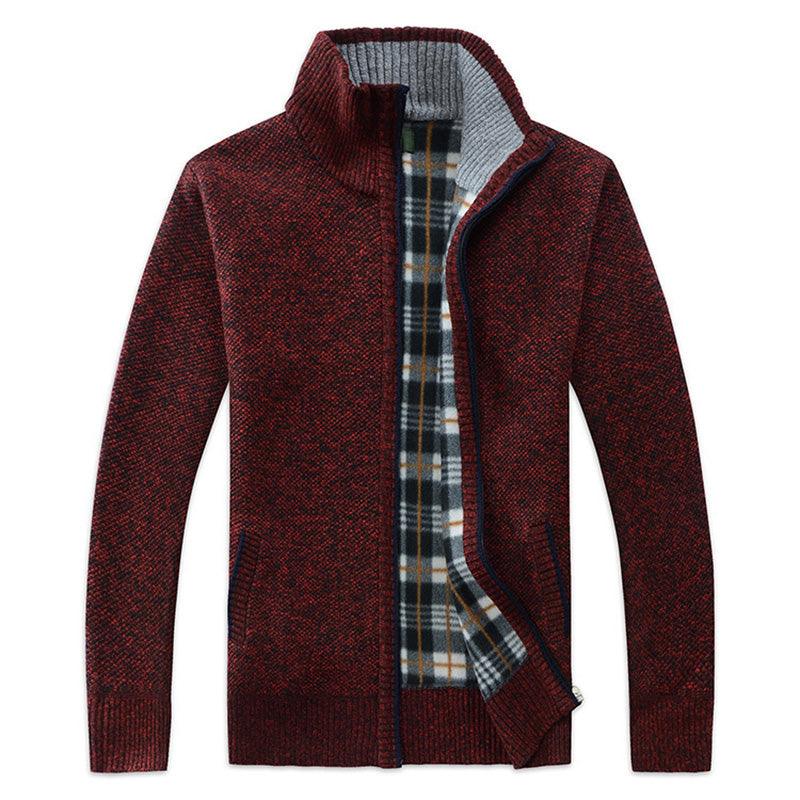 Outdoor Casual Men Slim Sweaters Warm Men Coats - melvincucci