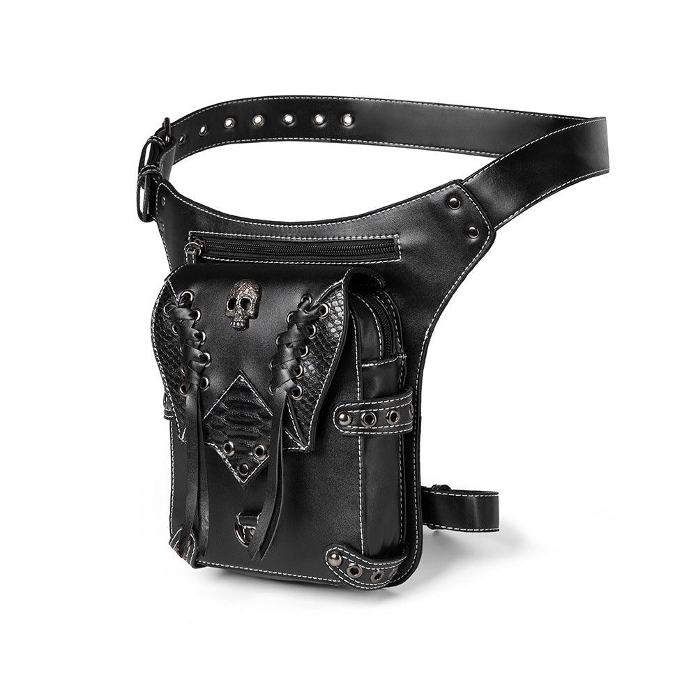 Outdoor Cycling Motorcycle Retro Waist Bag Men Fashion Shoulder Messenger Bag Female Mobile Phone Bag - melvincucci