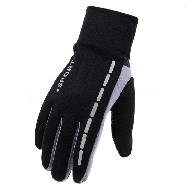 Outdoor Driving Men's Sports Fitness Autumn And Winter Cycling Gloves - melvincucci