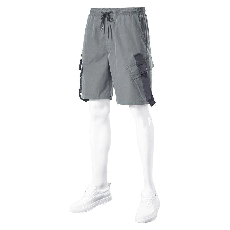 Overalls Shorts Sports And Leisure Five-Point Pants Multi-Pocket Overalls Men - melvincucci