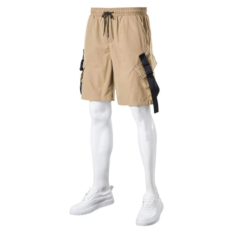 Overalls Shorts Sports And Leisure Five-Point Pants Multi-Pocket Overalls Men - melvincucci