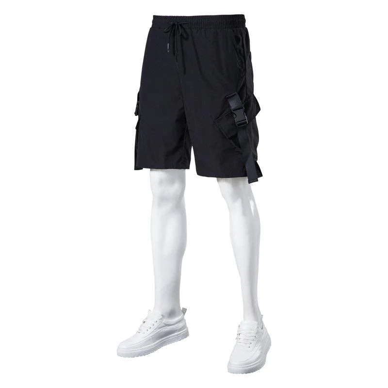 Overalls Shorts Sports And Leisure Five-Point Pants Multi-Pocket Overalls Men - melvincucci
