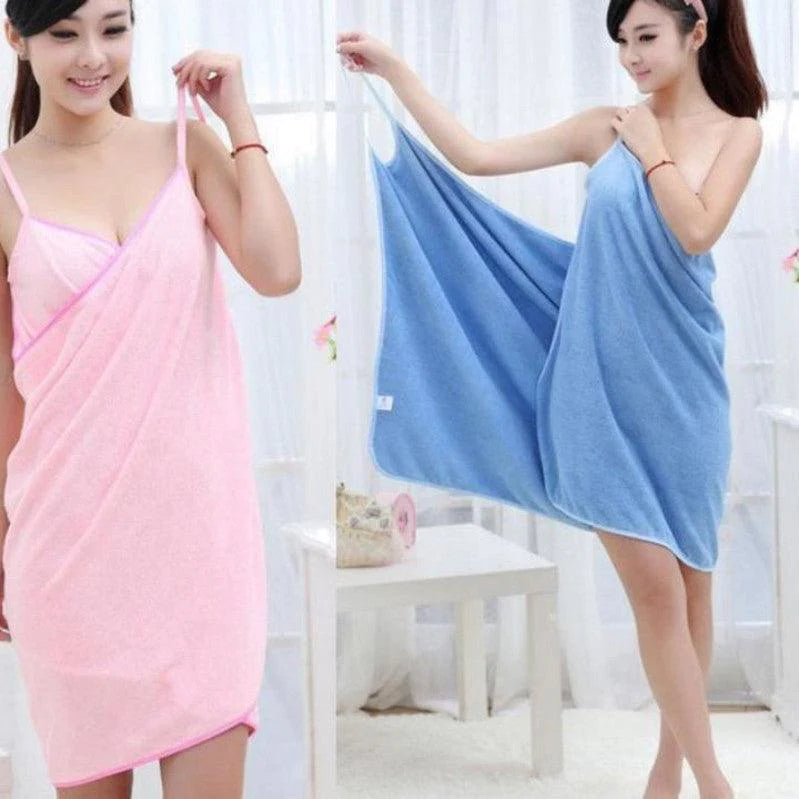 Pajamas, Soft Beach Towels, Can Be Wrapped With Slings, Bath Towels, Strong Absorbent Bathrobes, New Sexy Bathrobes, V-Neck Ladies - melvincucci