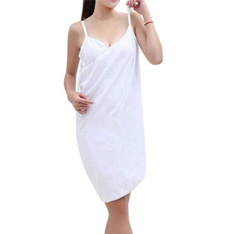 Pajamas, Soft Beach Towels, Can Be Wrapped With Slings, Bath Towels, Strong Absorbent Bathrobes, New Sexy Bathrobes, V-Neck Ladies - melvincucci