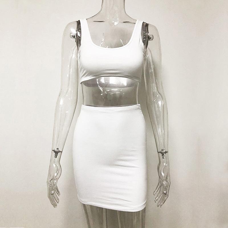Party cotton skirt suit women summer - melvincucci