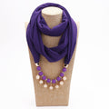 Pearl Chiffon Necklace Scarf Bib Sunscreen Women - melvincucci