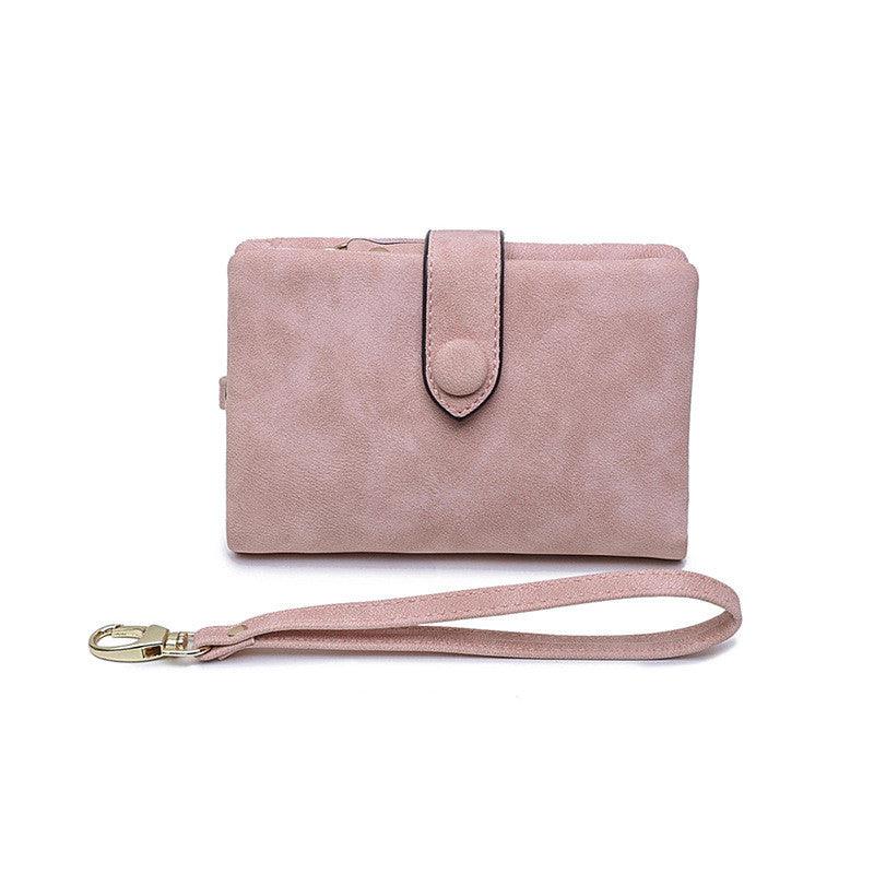 Photographic leather goods * matte wallet female short Korean version - melvincucci