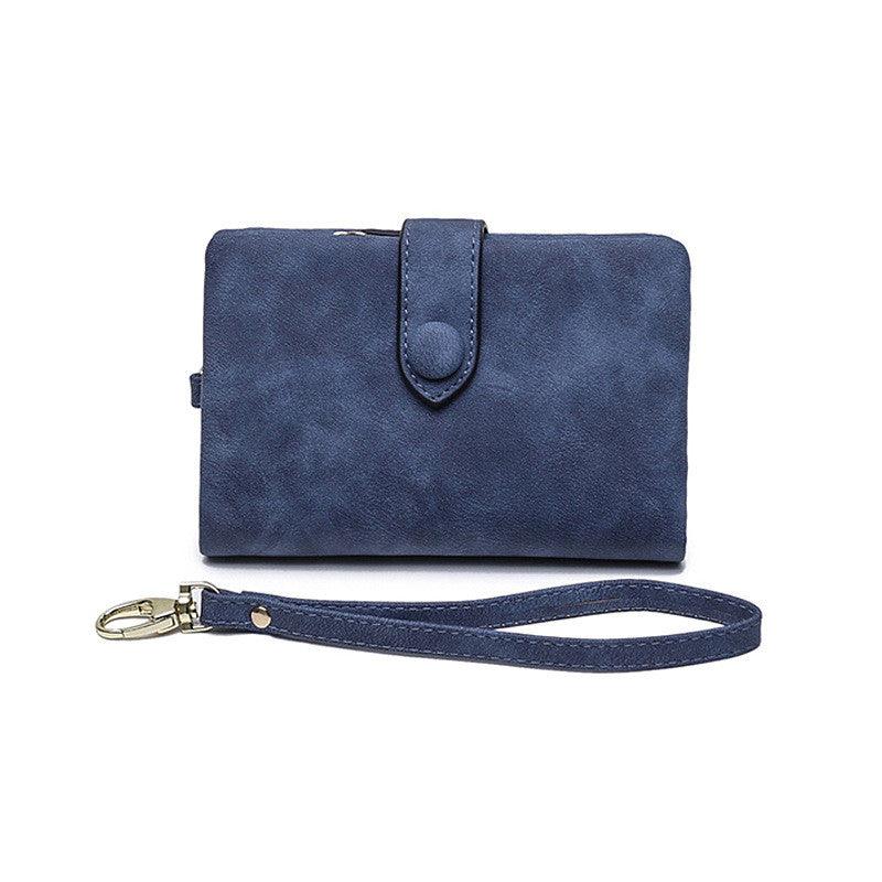 Photographic leather goods * matte wallet female short Korean version - melvincucci
