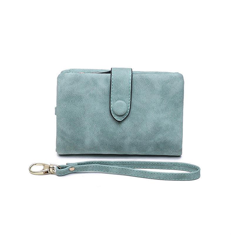 Photographic leather goods * matte wallet female short Korean version - melvincucci