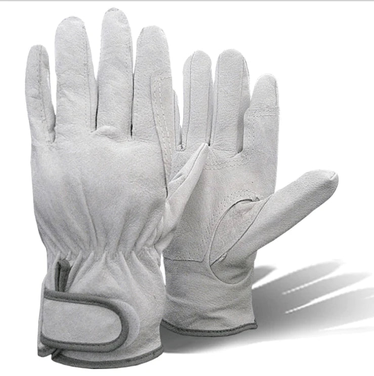 Pigskin protective gloves, electric welder, non-slip gloves, protective gloves - melvincucci