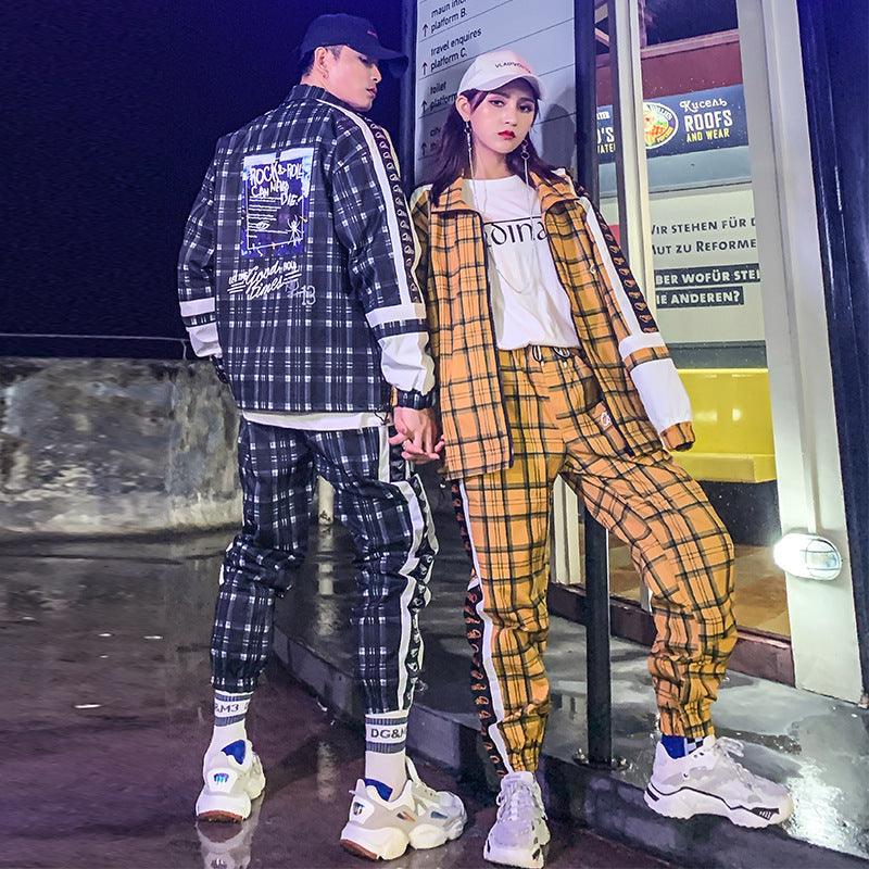 Plaid men and women jacket suit - melvincucci