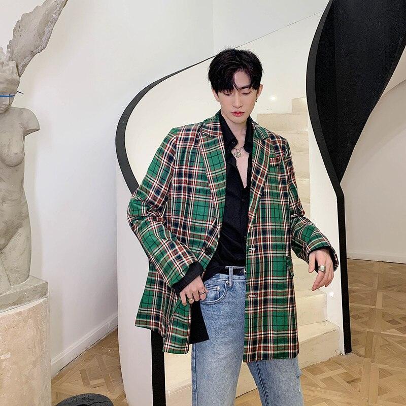 Plaid suit male Han Fan - melvincucci