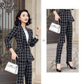 Plaid suit women - melvincucci