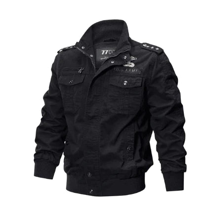 Plus Size Bomber Military Jacket Men Autumn Winter Outwear Casual Cotton Washed Coats Army Flight Tactical Jacket Male 5XL 6XL - melvincucci