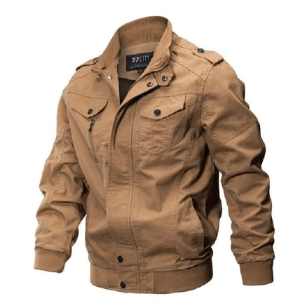 Plus Size Bomber Military Jacket Men Autumn Winter Outwear Casual Cotton Washed Coats Army Flight Tactical Jacket Male 5XL 6XL - melvincucci
