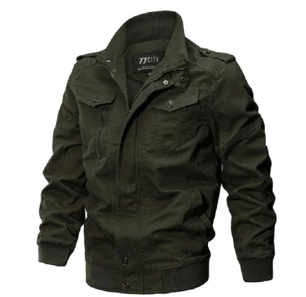 Plus Size Bomber Military Jacket Men Autumn Winter Outwear Casual Cotton Washed Coats Army Flight Tactical Jacket Male 5XL 6XL - melvincucci