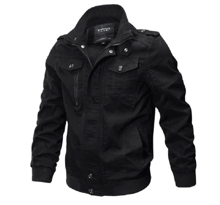 Plus Size Bomber Military Jacket Men Autumn Winter Outwear Casual Cotton Washed Coats Army Flight Tactical Jacket Male 5XL 6XL - melvincucci