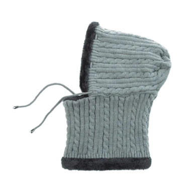 Plus Velvet  Thickening Earmuffs Scarf One Windproof Cold Hat Men And Women Knit Hat - melvincucci
