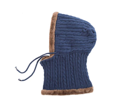 Plus Velvet  Thickening Earmuffs Scarf One Windproof Cold Hat Men And Women Knit Hat - melvincucci
