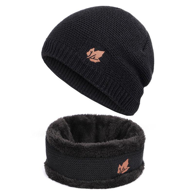 Plush cotton cap and scarf set - melvincucci