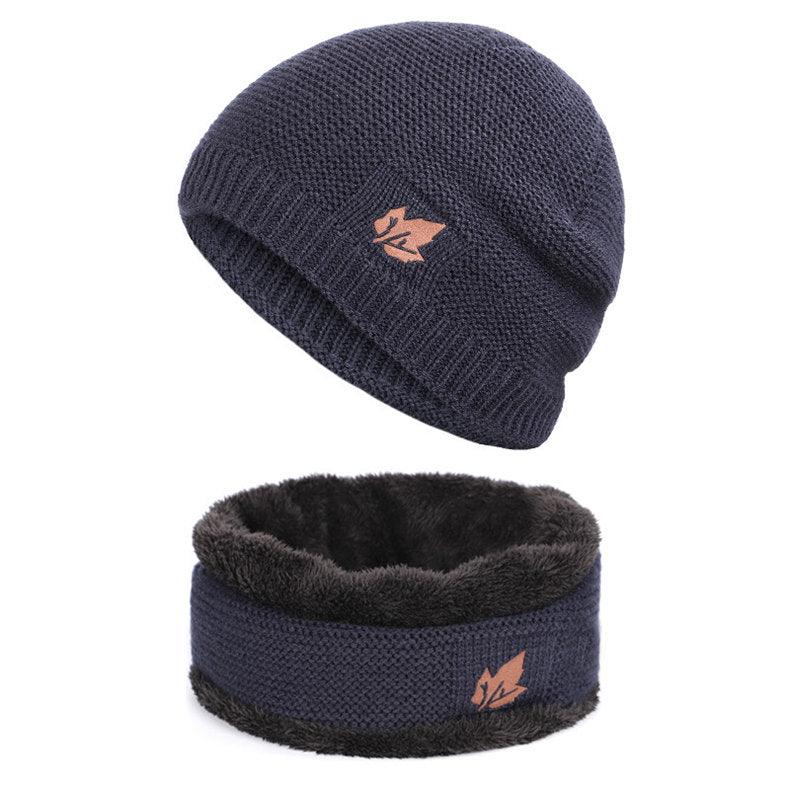 Plush cotton cap and scarf set - melvincucci
