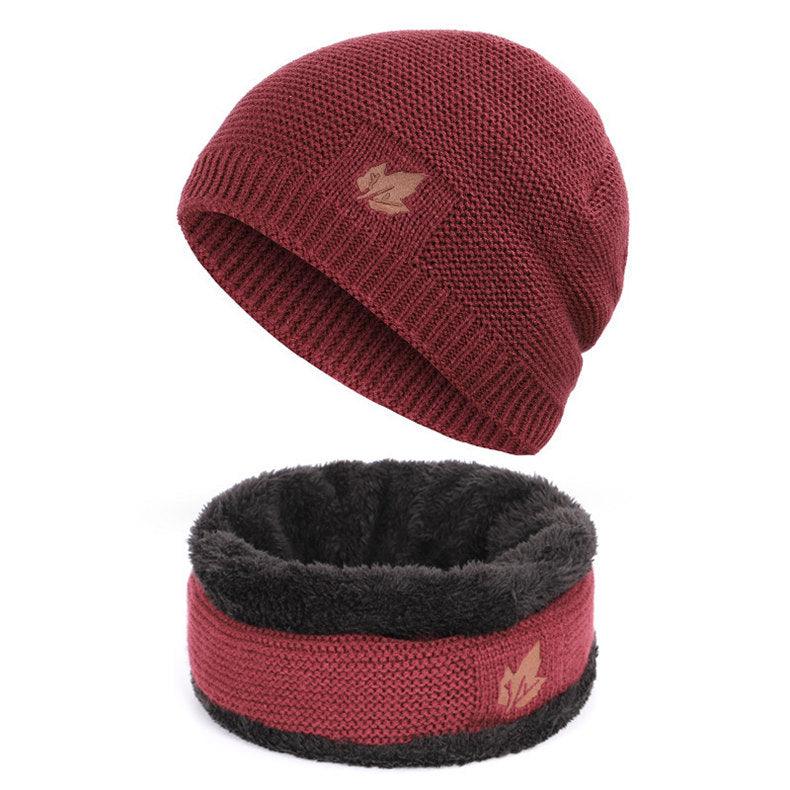 Plush cotton cap and scarf set - melvincucci